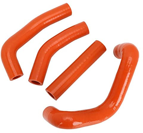 QASULER Tubo dell'acqua for moto flessibile for radiatore in silicone SX50 SX 50 2009 2010 2011 2009-2011 Dirt Bike OFF Road Arancione Tubo flessibile per radiatore per moto