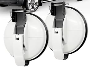 Lot de 2 supports de store pour camping-car, accessoires pour auvent, pied de store pour différentes caravanes et camionnettes, accessoires de camping-car (blanc)