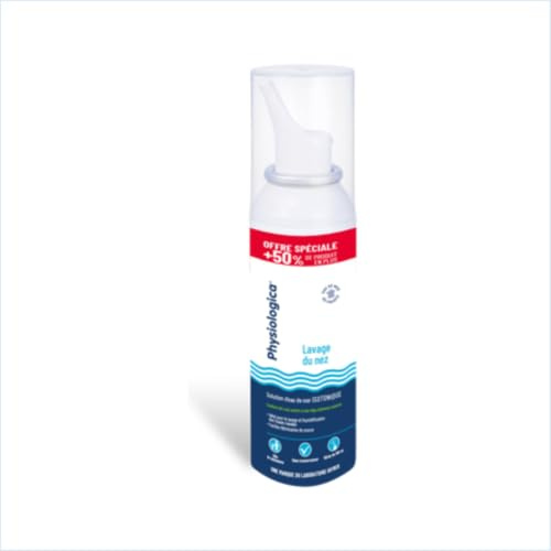 Gifrer | Physiologica Eau De Mer Spray Isotonique 150ml | Lot de 2 | Lavage Nasal Adulte Enfant Bébé | Hygiène Nez Quotidienne | Fluidifie le mucus et facilite son élimination | Dispositif Médical CE