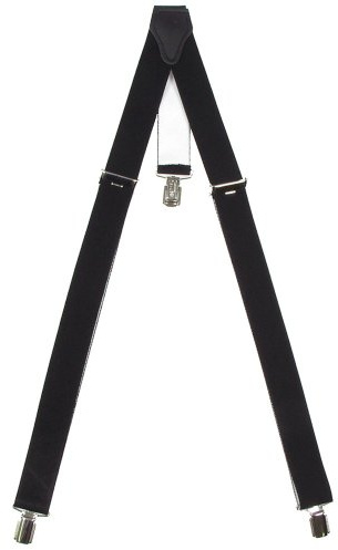 MFH Elastische Hosenträger mit 3 Metall Clips Y Form verschiedene Farben (Oliv)