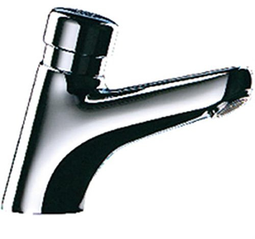 Delabie - Robinet temporise TEMPOSTOP 2 pour lavabo bouton-poussoir avec securite anti-blocage Ref : 702301