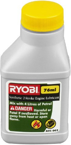 Ryobi ACC025 75 ml Two Stroke Oil for all Two Stroke Products