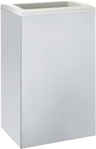 Keuco 12788010000 Moll Abfallsammler, chrom-finish / weiß
