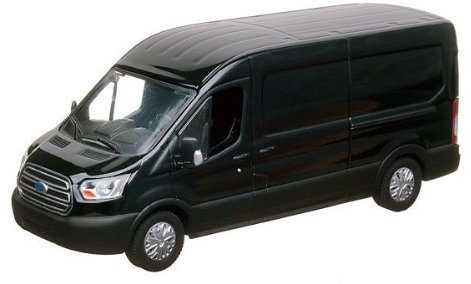Greenlight 2015 Ford Transit (V363) Tuxedo Black 1/43 - Modellauto - Auto - Kind, Kinderspielzeug