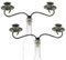 Southern Homewares 2 Candle Wine Bottle Topper Candelabra (Set of 2), Multicolor