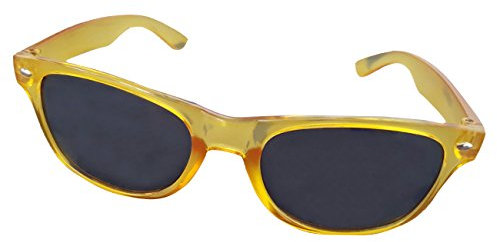 Ciffre EL-Sunprotect® Sonnenbrille Nerdbrille Brille Nerd Transparent Gelb Transparent UV400