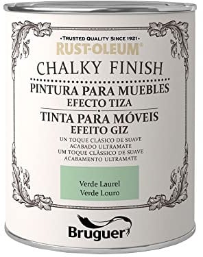 Rust-Oleum Bruguer Chalky Finish pintura para muebles Verde Laurel 750 ml