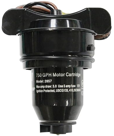 Johnson Pump 28572 Cartucho de repuesto para bomba de achique de 750 GPH - Modelo No. 32702, color negro