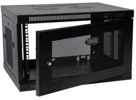 Eaton Tripp Lite SmartRack 6U Mini-Wandgehäuse mit geringer Bautiefe für Switch-Tiefe (Schwarz) (SRW6U)