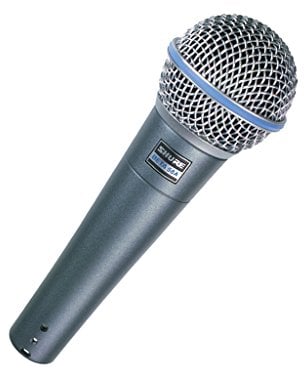 Shure Beta 58A - Dynamisches Gesangsmikrofon mit Supernieren-Richtcharakteristik und XLR-Anschluss