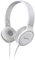 Panasonic RP-HF100M Cuffie con Filo, On Ear, Suono Potente e Bilanciato, Compatte, Leggere e Pieghevoli, con Microfono, Bianco