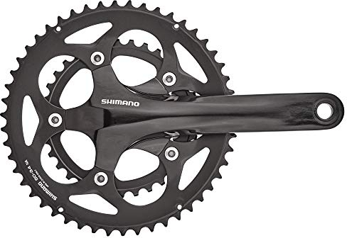 Shimano Road FC-RS400 Kurbelgarnitur 2x10-fach 50-34 Z. Schwarz Kurbelarmlänge 170 mm 2017 MTB