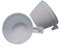 BOX-GEL PZ 100 TAZZA BIANCA ML 165 PER CAPPUCCINO CON MANICO TAZZINA BICCHIERE PER CAFFE' IN PLASTICA PLASTIC COFFEE CUP CIOCCOLATA CALDA CAFFELATTE LATTE MACCHIATO