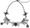 W WIDMANN MILANO Party Fashion 09662 - Halskette Strassspinnen, Schmuck, Halloween, Fasching, Karneval, Mottoparty