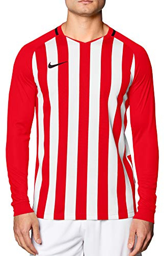 Nike Herren Striped Division III Football Jersey Long Sleeved T-Shirt