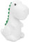 Navaris LED Nachtlicht Dino Design wiederaufladbar - mit 60 min Timer - Süße Farbwechsel Kinder Nachttischlampe - Schlummerlicht Lampe Weiß