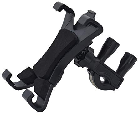 Gwxevce Universal 360 Fahrradhalter Halterung Heimtrainer Halterung Für 7-12 Zoll Tablet PC Fahrrad Tablet Halter Schwarz