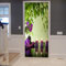 A.Monamour Türtapete Selbstklebend Türfolie Türposter 3D Zen Steine ​​Kerzen Orchideen Blumen Tuch Spa Stillleben Abstrakt Vinyl Folie Türdeko Tapete Wandbild Türaufkleber Türtattoo 90 x 200 cm