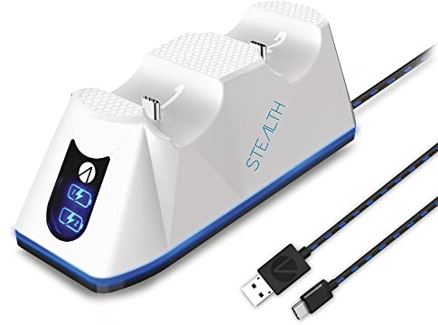 Stealth SP-C100 V Twin Charging Dock with Play & Charge Cable for PS5 (PS5)