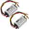 2 Pièces DC 24V à 12V Convertisseur Buck de Tension Alimentation 60W Adaptateur Réducteur Régulateur de Convertisseur pour Camion Véhicule Auto Voiture (Accepter les Entrées DC15 - 40V)