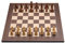 Engelhart – 170491 – Juego de Ajedrez de Lujo de 40 cm – Tablero con Incrustaciones en Arce y/o Nogal – Piezas en Caja de Madera – Color Marrón