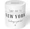 JUNIWORDS Spardose Sparbüchse, Take me to New York (It's Always a Good idea)