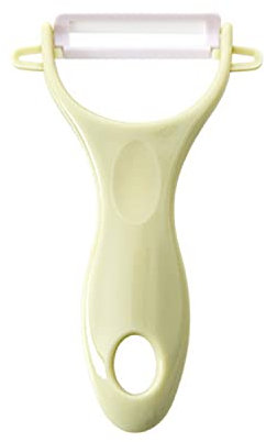 Nalakey Schäler Keramik Rutschfester karottenschäler Sparschäler für Gemüse,Kartoffel und Obst Küchenwaren Küchengeräte (Grün)