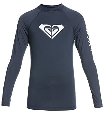 Roxy Girls Whole Hearted Ls Vest, Blue, 6 Years EU