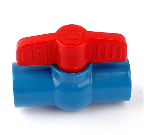 20mm Diamètre intérieur manchon Soupape à bille bleu PVC PVC Rainure droite Soupape à bille Home Jardin Ferme ACCESSOIRES D'IRATIGATION À COMMUTATION ROUGE Pour construction Pvc Meubles Greenhouse han