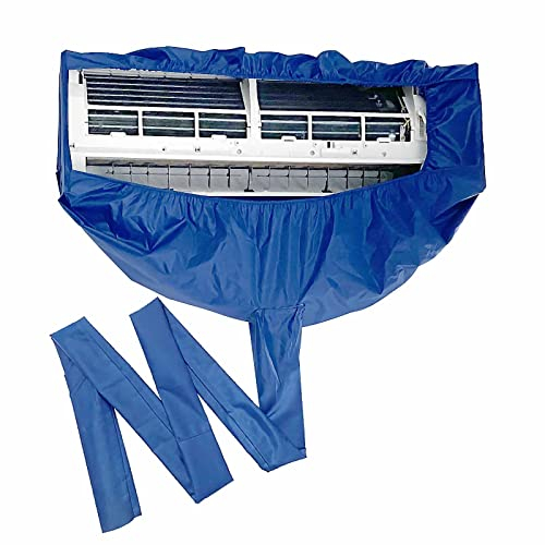 LIJBN Cubierta de Limpieza de Aire Acondicionado Cubierta Impermeable de Limpieza de Aire Acondicionado, Bolsa de Lavado de Limpieza de Aire Acondicionado montada en la Pared para Aire a