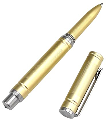 TONIFE Elite Professioneller Selbstverteidigungs Stift,Notfall-Glasbrecher-Stift Made of Wolframstahl Aluminum,Nachfüllbar Kugelschreiber DEC Schreibwerkzeug