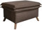 MIUFORM Pouf Hocker Sitzhocker Wohnzimmer ǀ Charming Charlie XL Slim Sitzpouf ǀ 90 x 70 x 51 cm (Taupe)