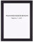 Rahmendesign24 Bilderrahmen Tokio 30x90 SCHWARZ (matt) Fotorahmen, Wechselrahmen, Posterrahmen, Puzzlerahmen, Rahmen