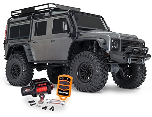 TRAXXAS TRX-4 Land Rover Defender 4x4 RTR 1:10 4WD Seilwinde - Silber 82056-84SLVR