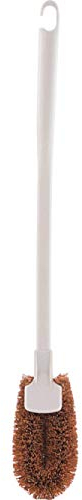 ZYMEN Escobillero de plástico y escobillero con Mango Largo, Palma de Coco, escobilla de baño, rincón de Limpieza, escobilla de baño Commemoration Day