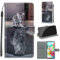 Handyhülle für Samsung Galaxy A71 Hülle, Samsung A71 Hülle, Premium Leder Flip Klappbare Stoßfeste Magnetische [Standfunktion] [Kartenfächern] Schutzhülle Tasche - Katze und Tiger
