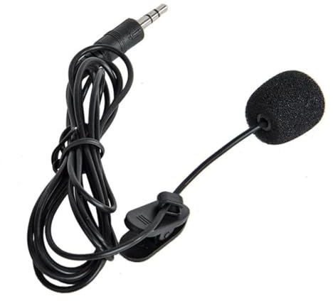 ulafbwur Microphone Audio Recording Lavalier Lapel Microphone Comfortable