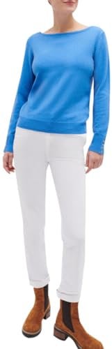 Caroll Femme Pk011-adelmob Pantalon, Blanc, 38 EU