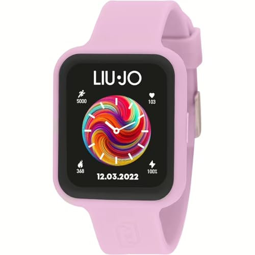 Re mida Orologio Liu Jo Donna Smartwatch Voice Fancy Gomma Rosa SWLJ132