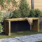 ShGaxin Gartenbank Ausziehbar 212,5x40,5x45cm Imprägniertes Kiefernholz, Terrassenmöbel, Wetterfeste Bank, Outdoor Bank, Parkbank, Garten Banken, Deko Bank, Gartenmöbel - 832529