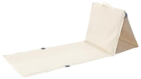 Silla de playa portátil, silla de camping ligera, silla de playa plegable con toldo, cojín de camping triangular, alfombra impermeable para silla de playa, tumbona de playa portátil plegable,
