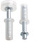 Kit de réparation de porte pliante 1/4/8 - Pièce de rechange contenant des pivots supérieurs et inférieurs pour porte pliante en accordéon (1 pièce)