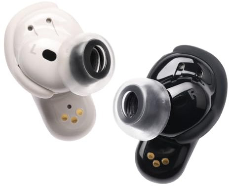 AZLA SednaEarfit Crystal for Bose Earbuds - Bose Earbuds Replacement Tips - Compatible with Bose Quietcomfort Ultra Earbuds, Bose QC Earbuds II (SS-S-MS)