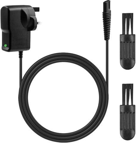 Colaren 12V for Braun Shaver Charger Cable Series 1, 3, 5, 7, 9, Beard Trimmer Charger Cable UK Plug for 5544, 3040S, 5409, 7220, 5377