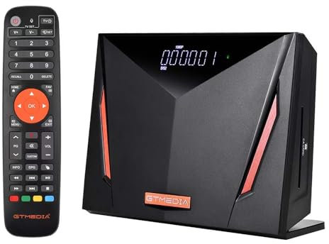 V8 UHD 4K ricevitore satellitare digitale UHD, FTA H.265 TV Sat decodificatore dv b-S/S2/S2X+T/T2/Filo/ISDB-T/ATSC-C, WiFi 2.4G integrato, Supporto di Smart Card CA, Biss Volume Automatico.