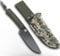 ODENWOLF FRITZ MEINECKE Outdoor Messer – Full-Tang Jagdmesser aus D2-Stahl – G10-Griff, Kydexscheide mit Teklok & Lanyard – Legal nach §42a