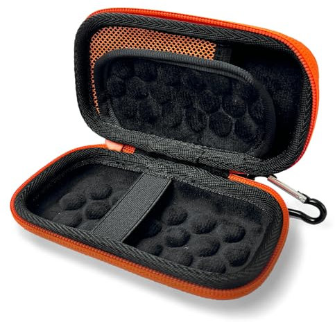 DAJING Protective Storage Travel Bag(Orange),Hard Case for 1TB 2TB 500GB Portable SSD,Waterproof, Shockproof, Dust-Resistant Protective Cover