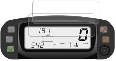 GlareStop Displayschutzfolie kompatibel mit APRILIA SX-125 (2018-) 2 x Entspiegelt