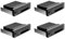 Wzxksoac 4pcs 5.25 Inch Internal Tray-Less Bay III Hard Drive Backplane Enclosure Hot Swap Mobile Rack for 2.5/3.5 Inch HDD