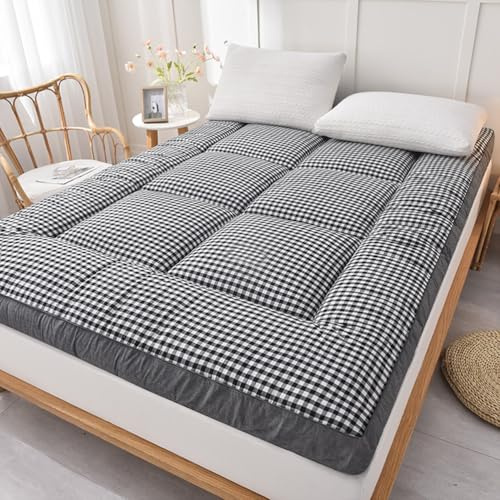 GYCS Japanische Faltbare Futon-Matratze, Tatami Matratze, Tragbare Aufrollbare Isomatte, Extra Weiche, Dicke Tatami-Bodenmatratze Für Gäste, Camping, Liegen,1,180x200x8cm